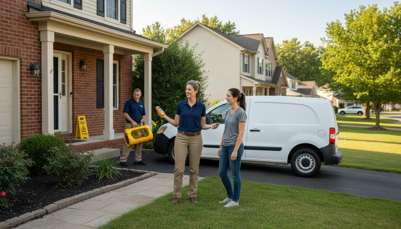 Water restoration image for Dehumidification And Cleanup Services in Dodge City, KS